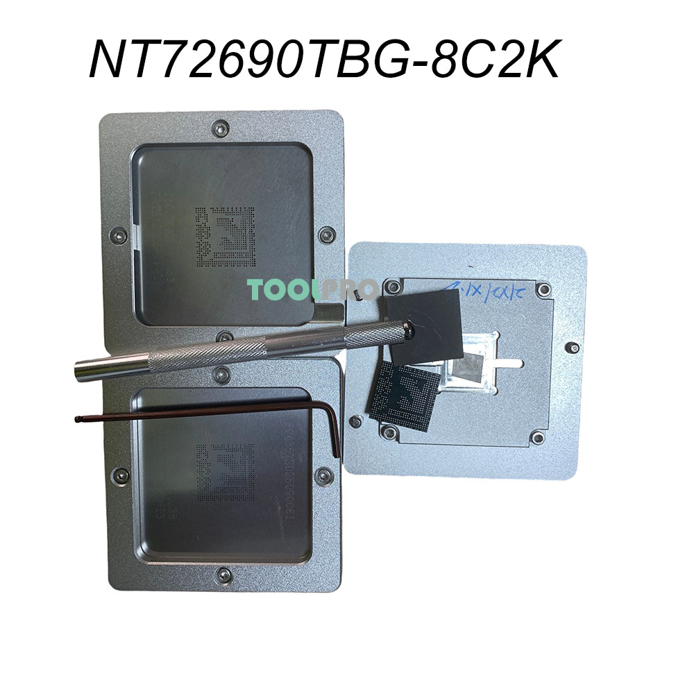 Electronics Repair Tool Kit - NT72690TBG-8C2K BGA Çip 82*82mm Hassas Doğru
