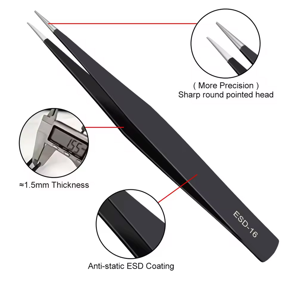 10 adet/takım hassas anti-stat - Electronics Repair Tool Kit incelemesi ve fiyatı