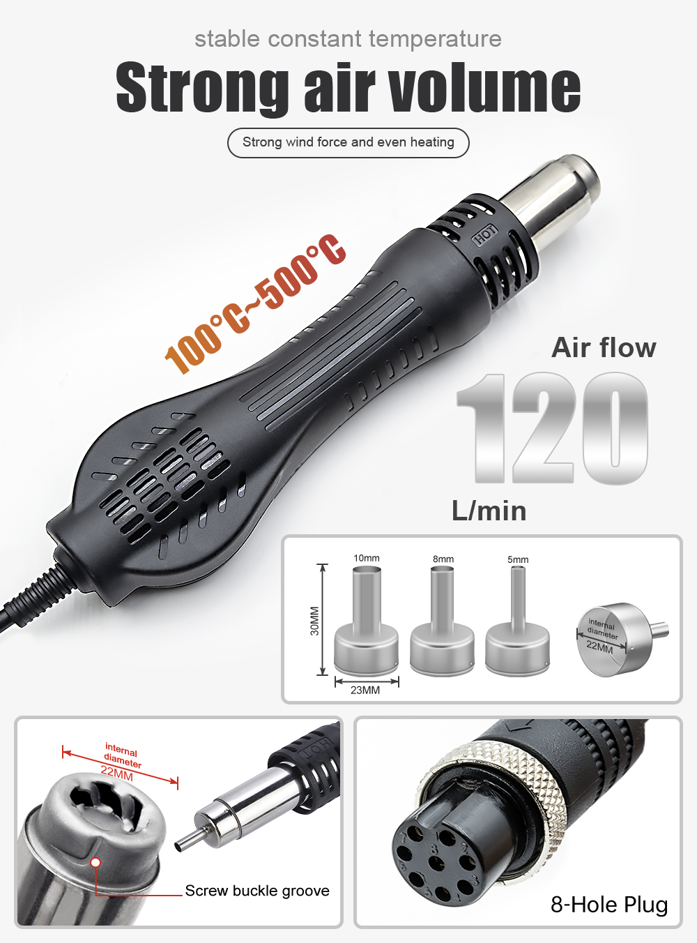 JCD Sıcak Hava Tabancası 858D  - Hot Air Station 858 incelemesi ve fiyatı