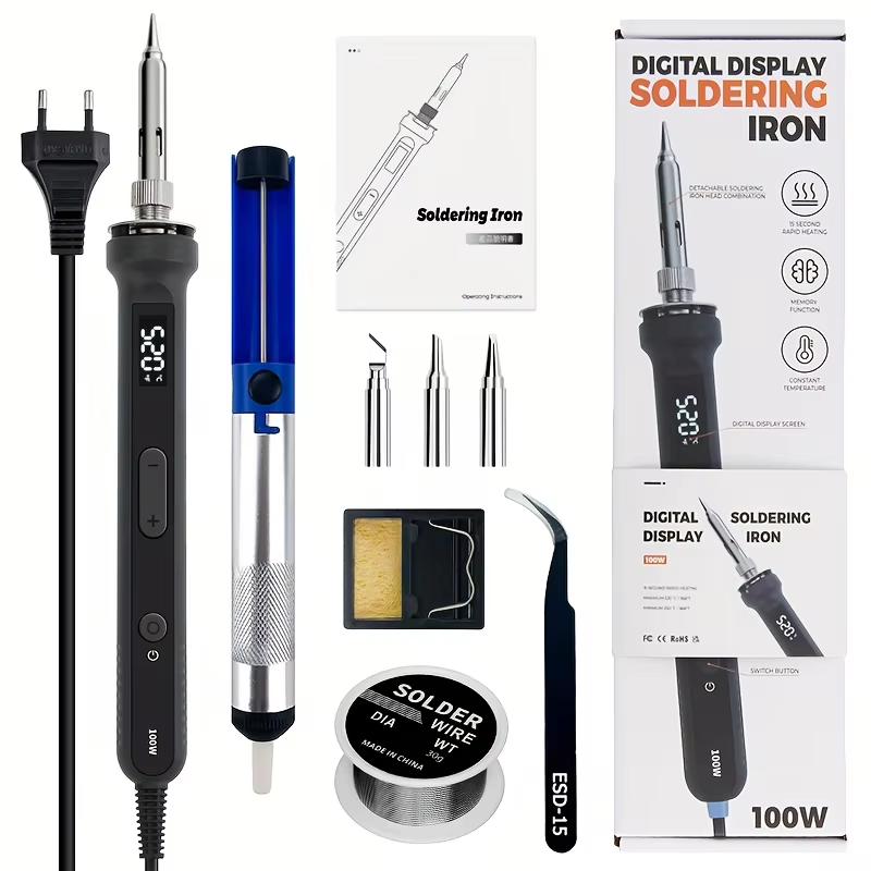 100W Dijital Havya Kiti, Ayarl - Electronics Repair Tool Kit incelemesi ve fiyatı